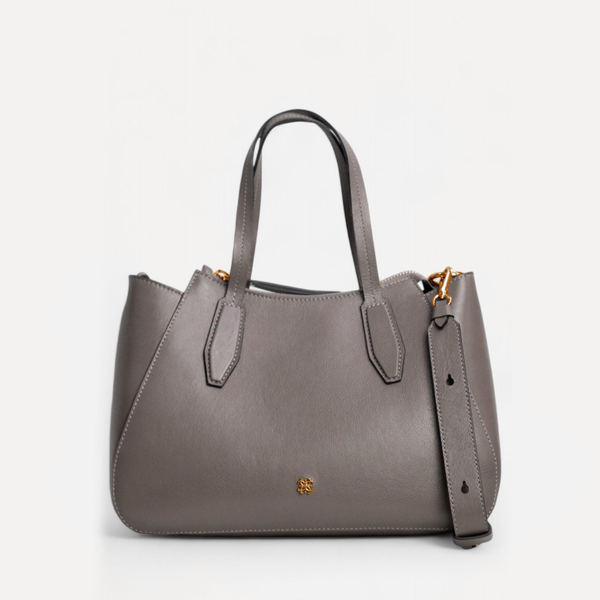 Bolsa Celine em Couro Cimento