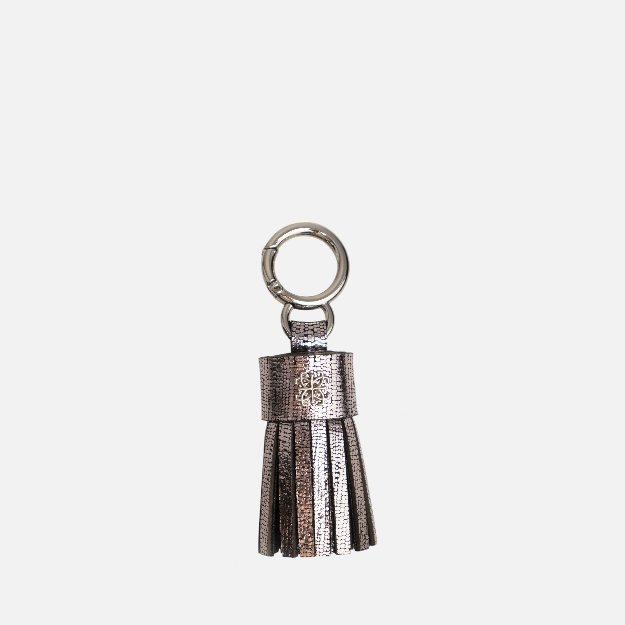 Chaveiro Tassel Mini Inox Craquelado