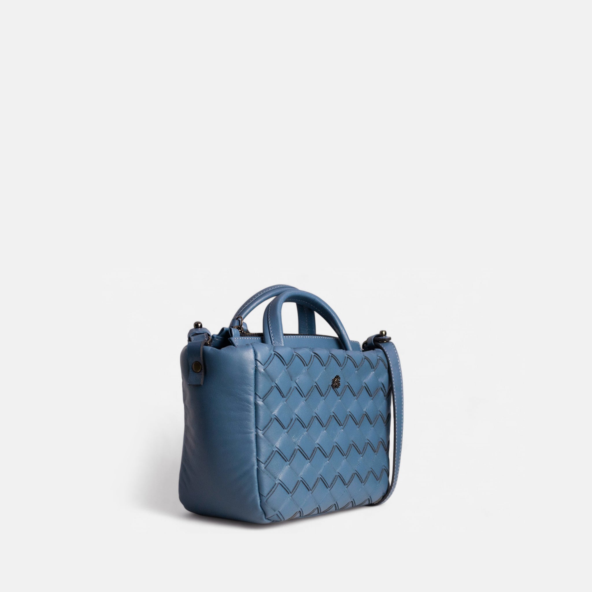 Bolsa Siena em Couro Denim