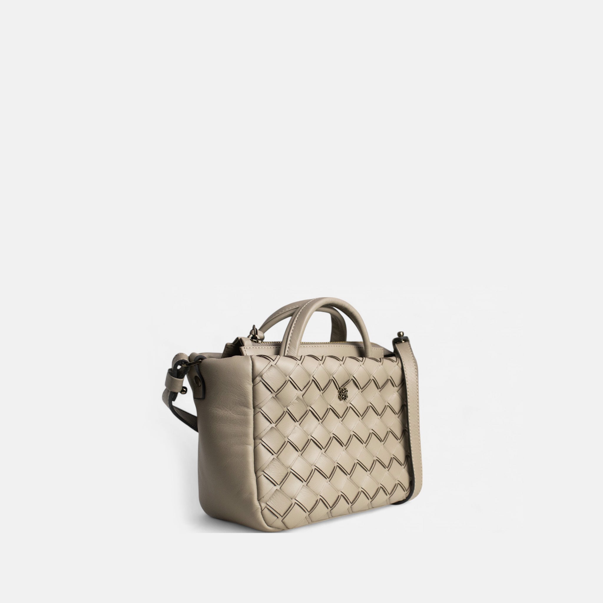 Bolsa Siena em Couro Khaki